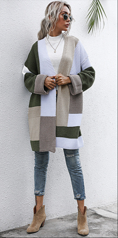 Knitted Cardigan Lazy Style