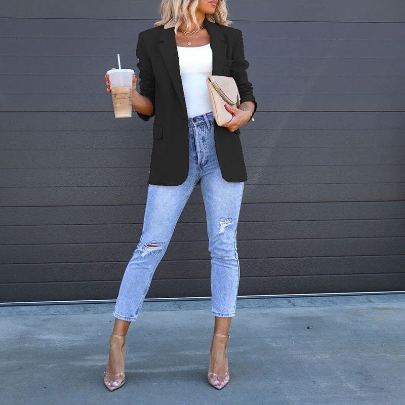 Chic & Professional Open-Front Casual Blazer Blazers VAYORK STARS