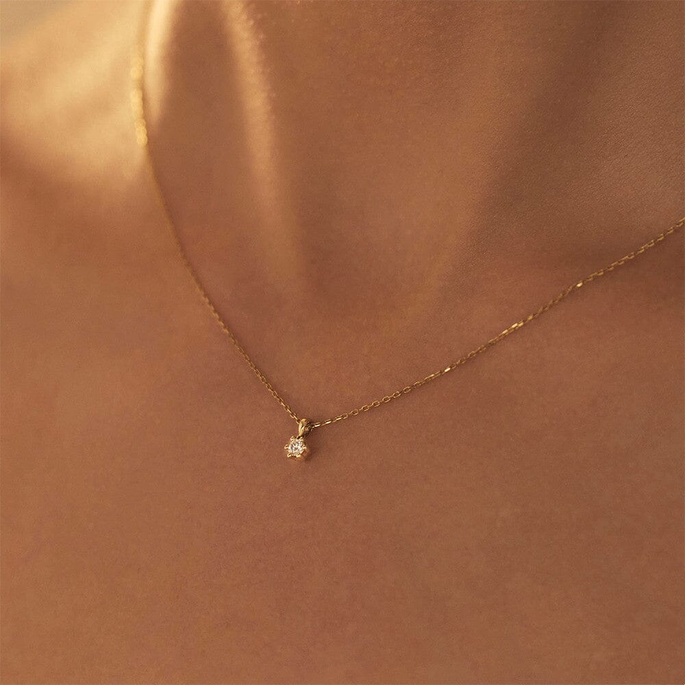 Geometric Silver Necklace – Sleek Everyday Accent Jewelry VAYORK STARS