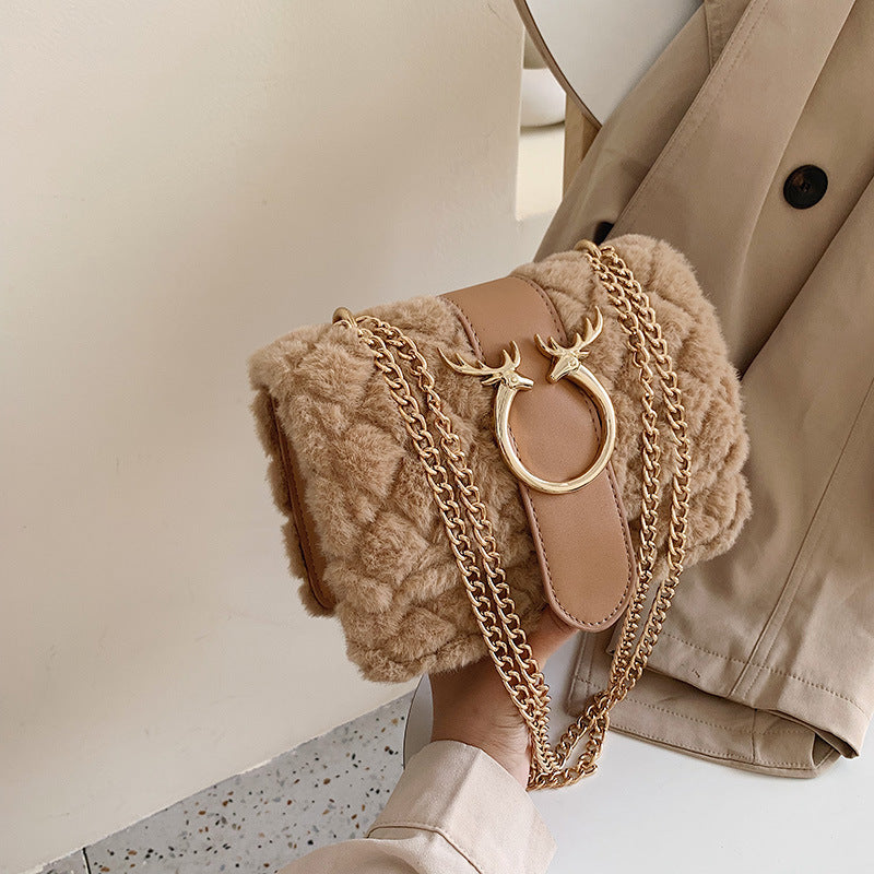 Compact Polyester Shoulder Bag with Modern Style