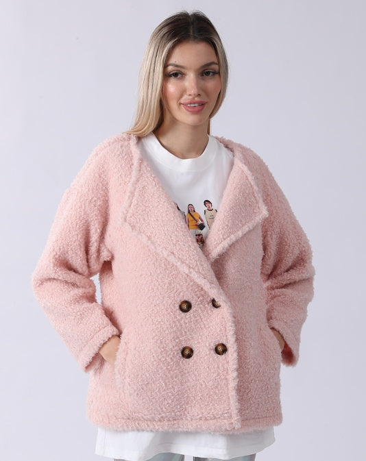 Pink Plush Jacket