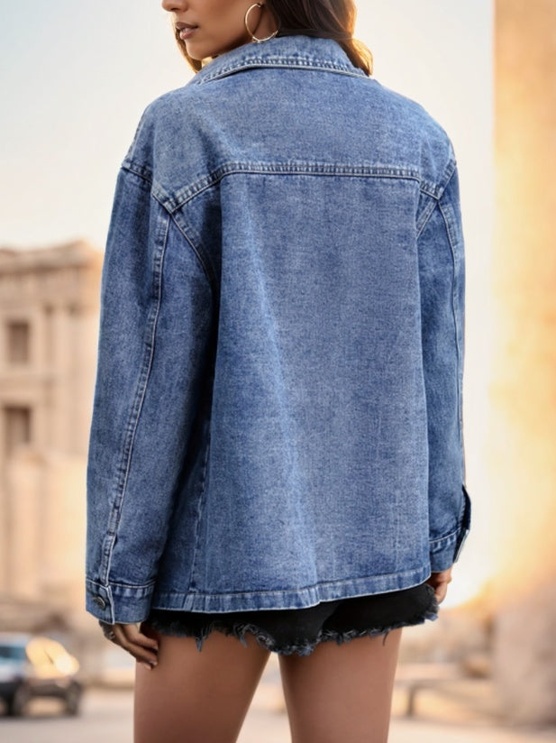 Denim Jacket Classic Button-Down Jean
