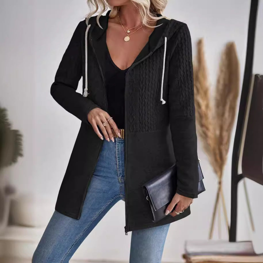 Stitching Casual Loose Jacket Coat