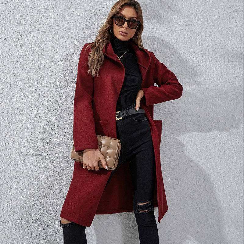 Loose Long Sweater Coat
