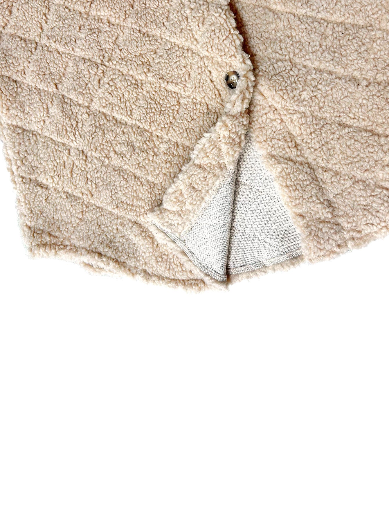 Plush Warm Coat Pocket Lapel Collar Long Sleeve Outerwear