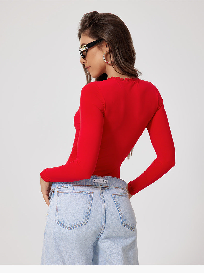 Long Sleeve Yoga Bodysuit
