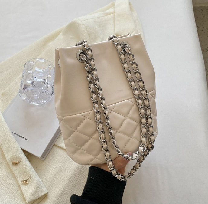One-Shoulder Bucket Crossbody Bag