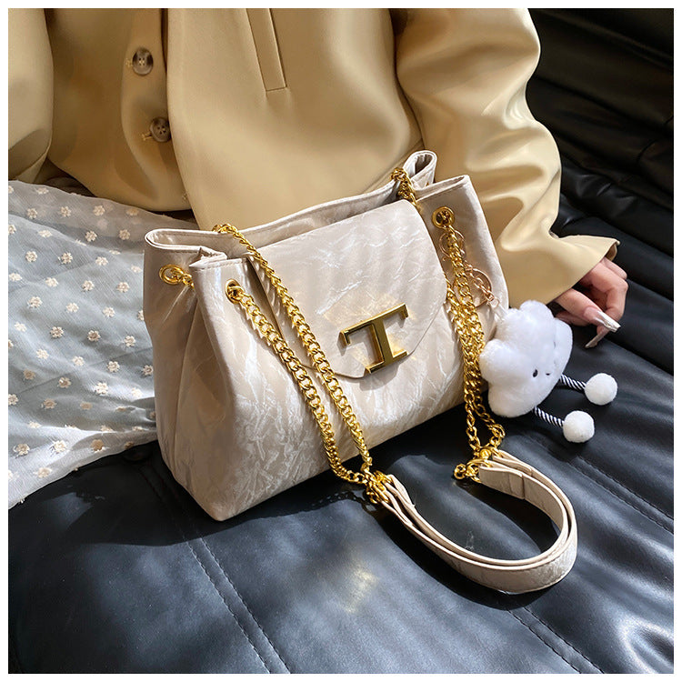 Versatile Double-Layer Tote Bag Large Capacity Handbag