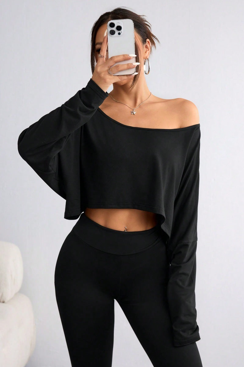 Loose Street Fashion Batwing Sleeve Top