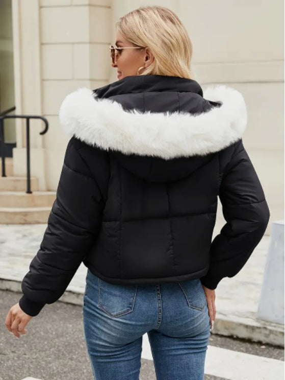Chic Mint Puffer Jacket