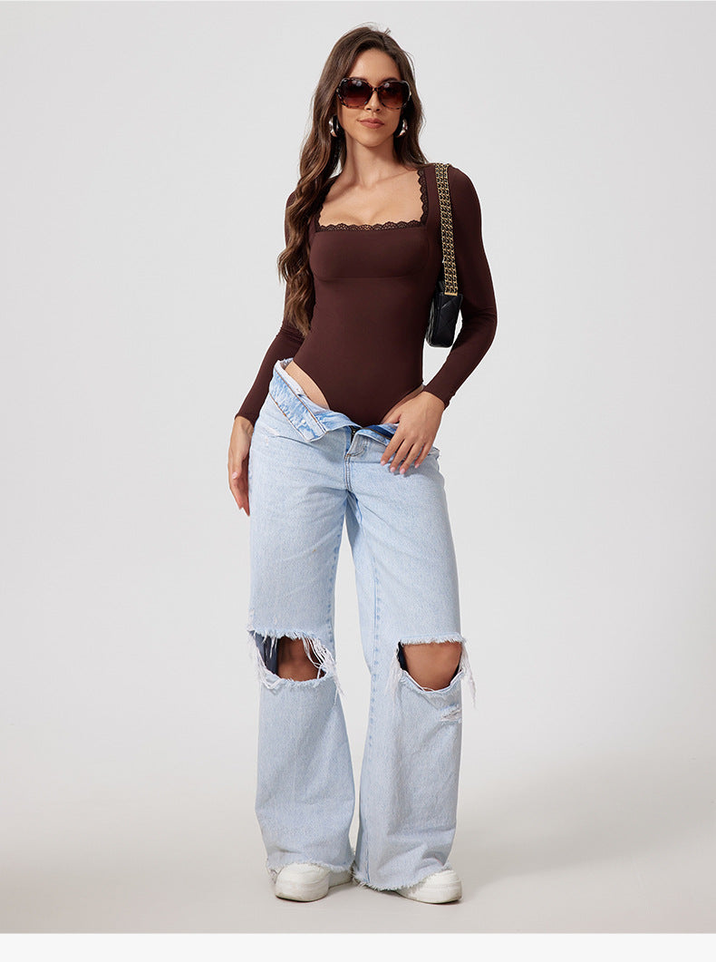 Long Sleeve Yoga Bodysuit