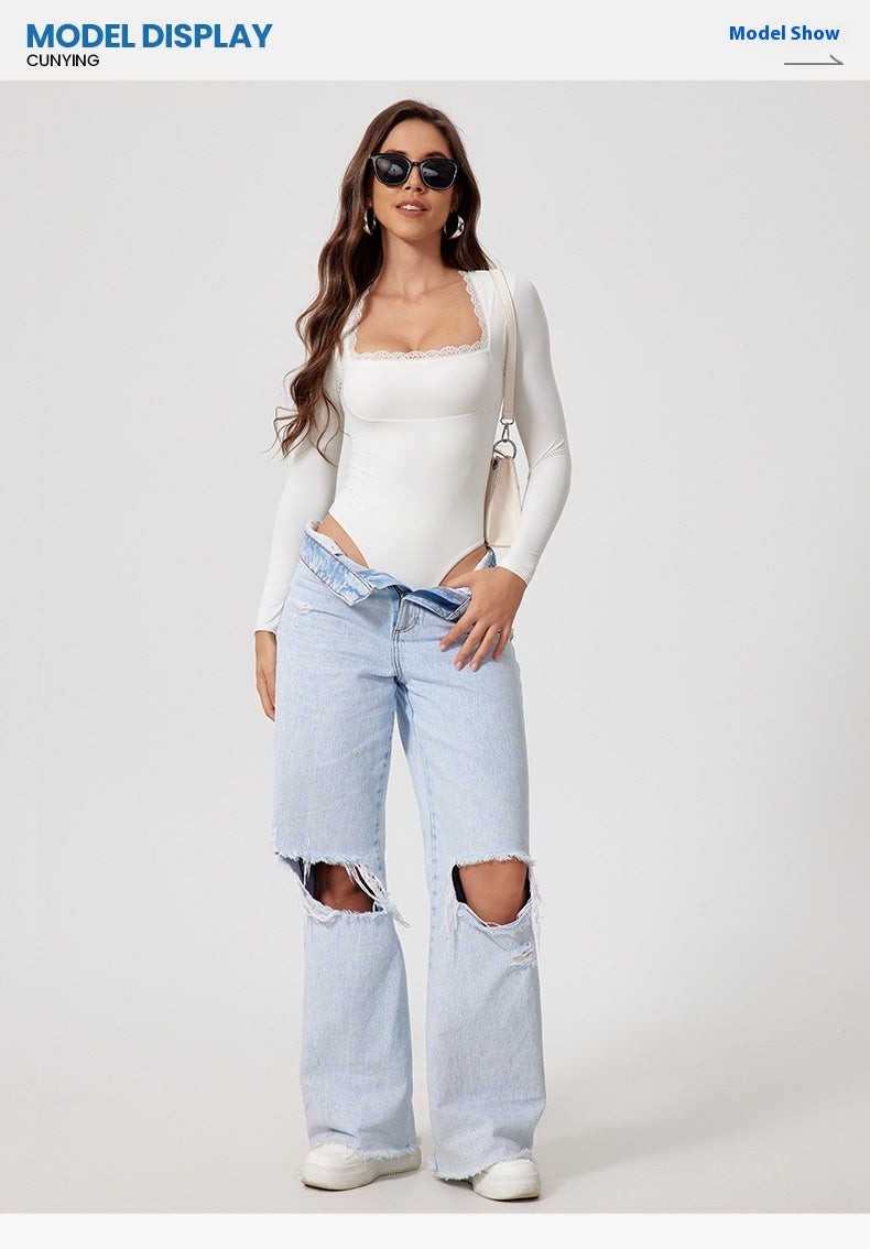 Long Sleeve Yoga Bodysuit