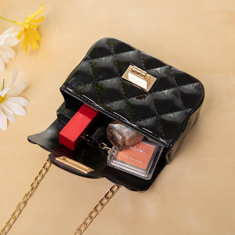 Mini Shoulder Bag Pearl Accent Handbag