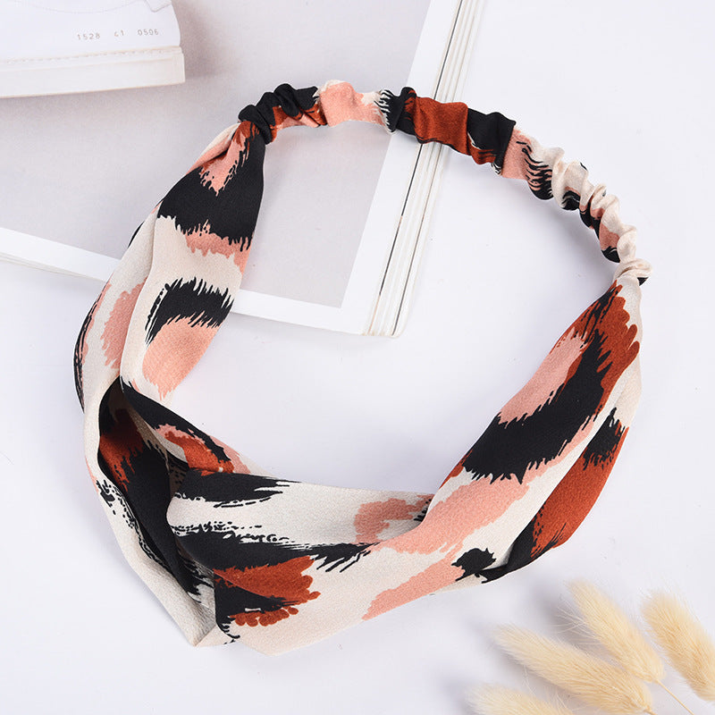 Elastic Cross Hair Band
