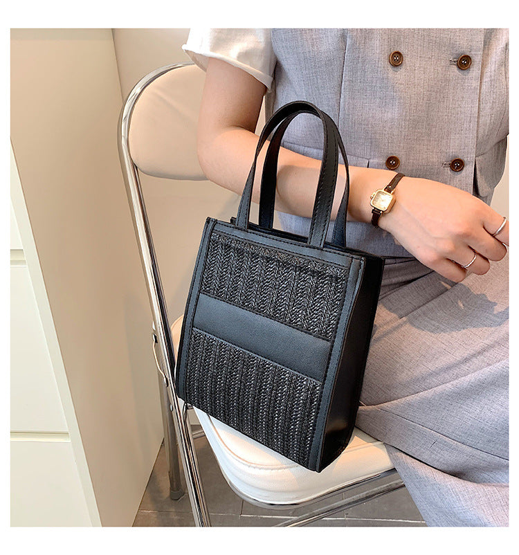 Simple Straw Bag Tote