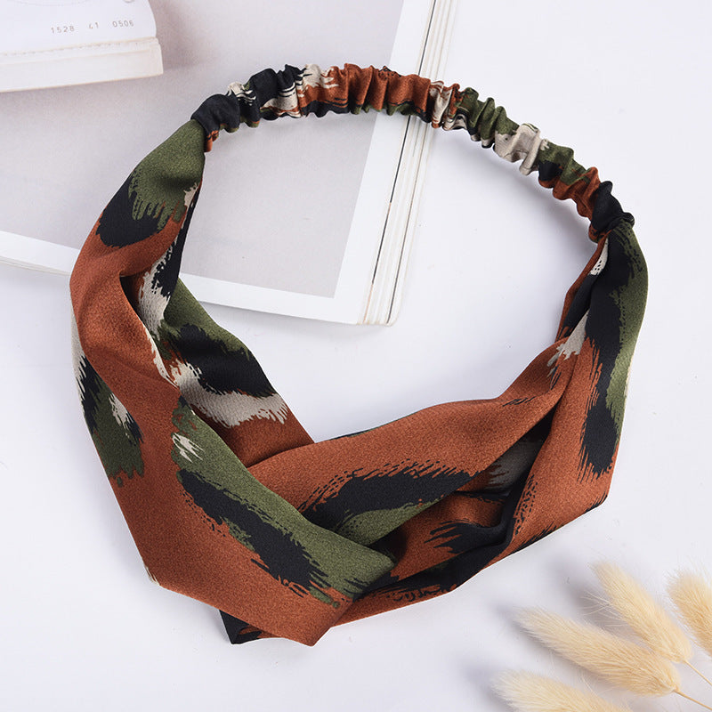 Elastic Cross Hair Band