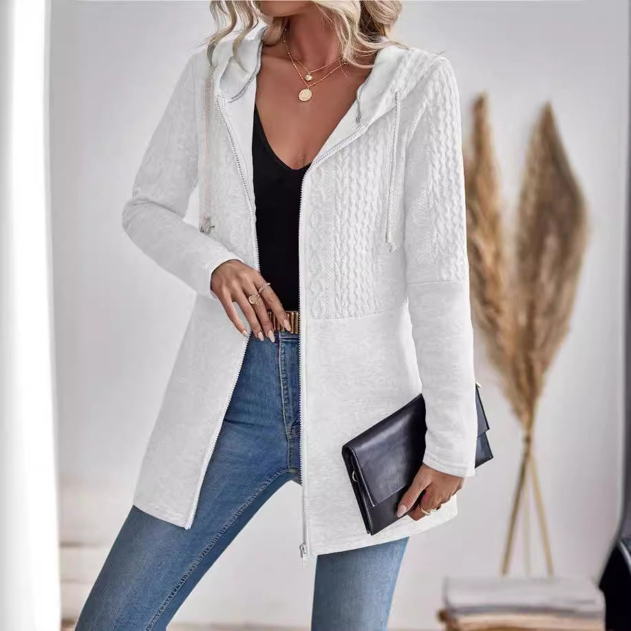 Stitching Casual Loose Jacket Coat