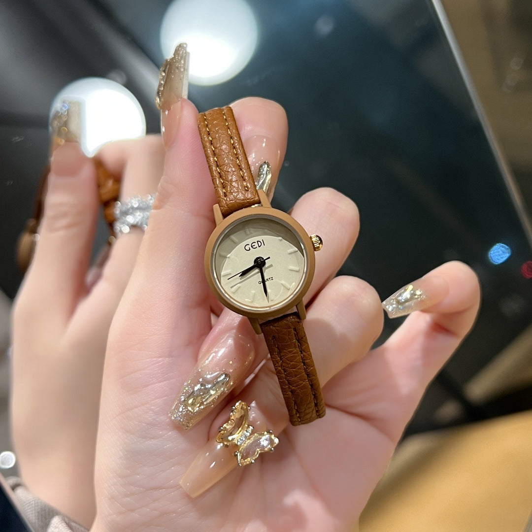 Candy Watch Thin Strap Wristwatch