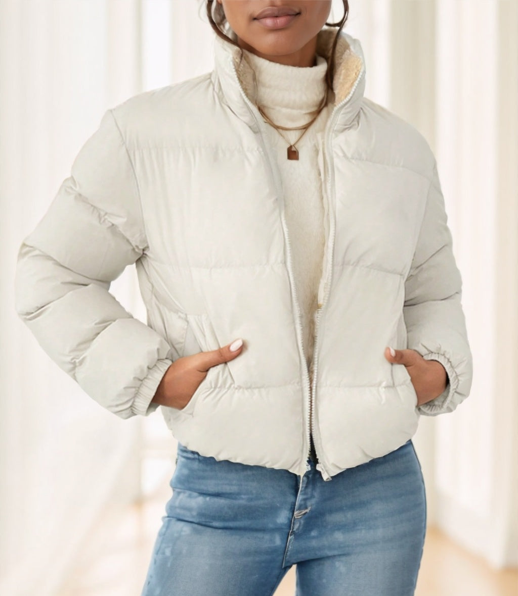 Frenchy Reversible Zip-Up Hooded Jacket
