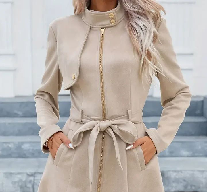 Simplicity Double-Breasted Lapel Modern Fashion Jacket