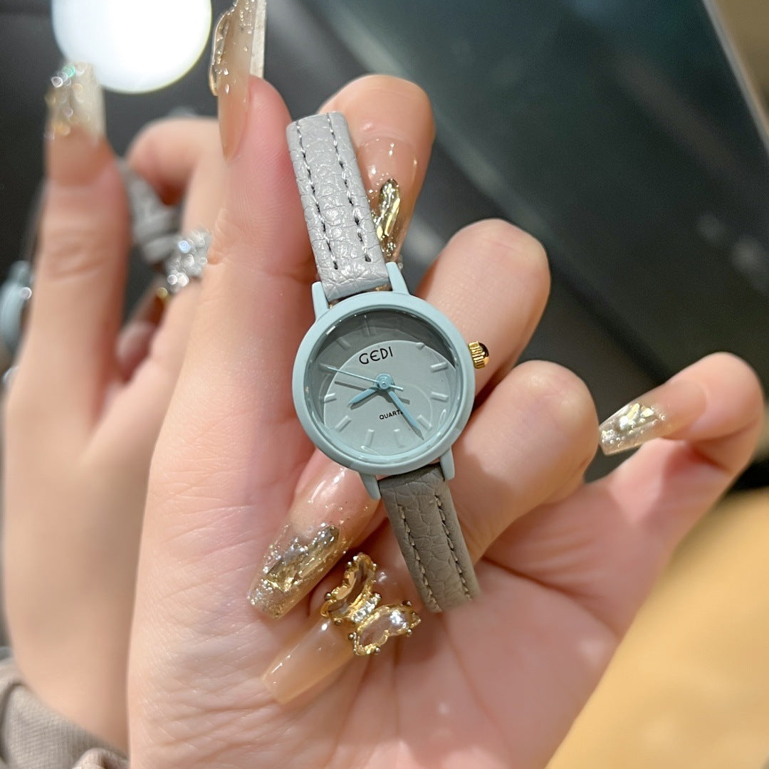 Candy Watch Thin Strap Wristwatch