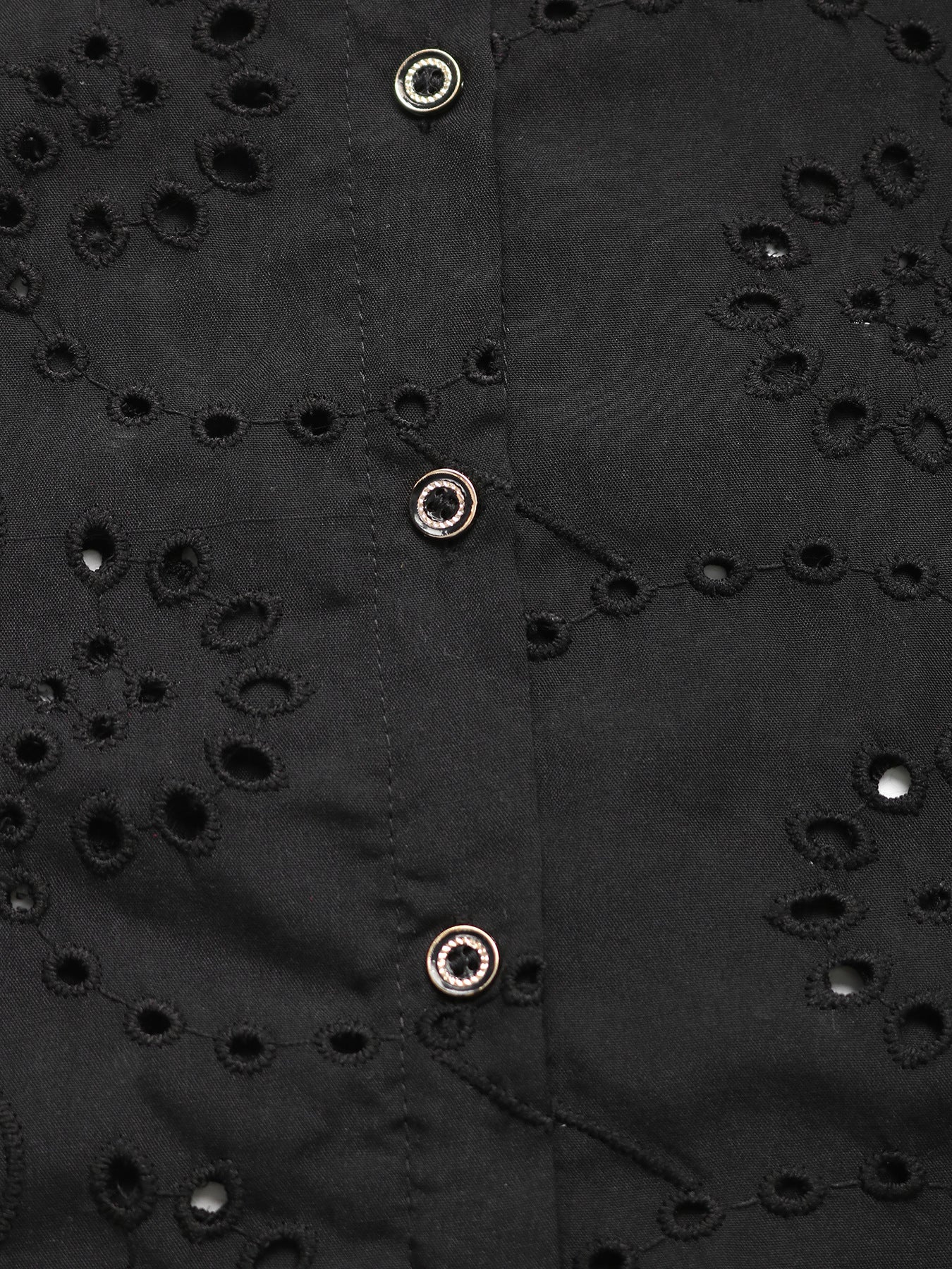Solid Color Elegant Lace Stitching Blouse