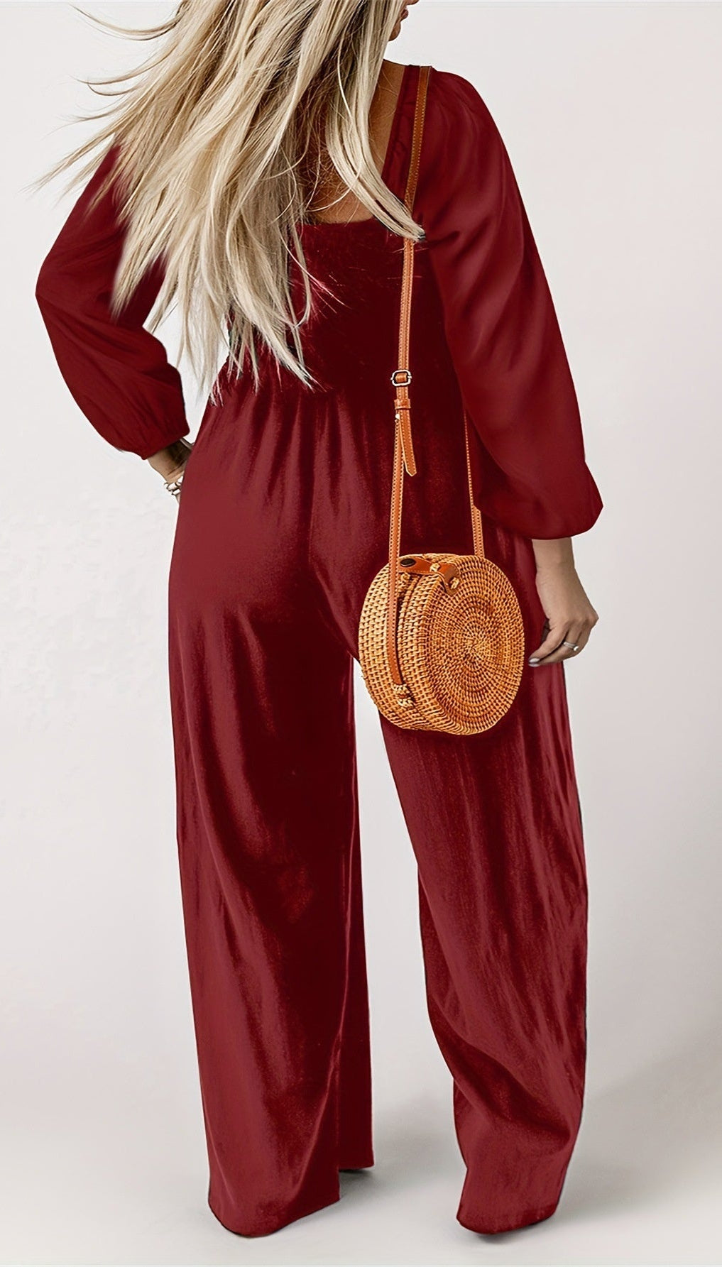 Wide-Leg Trousers Simple Style Pants