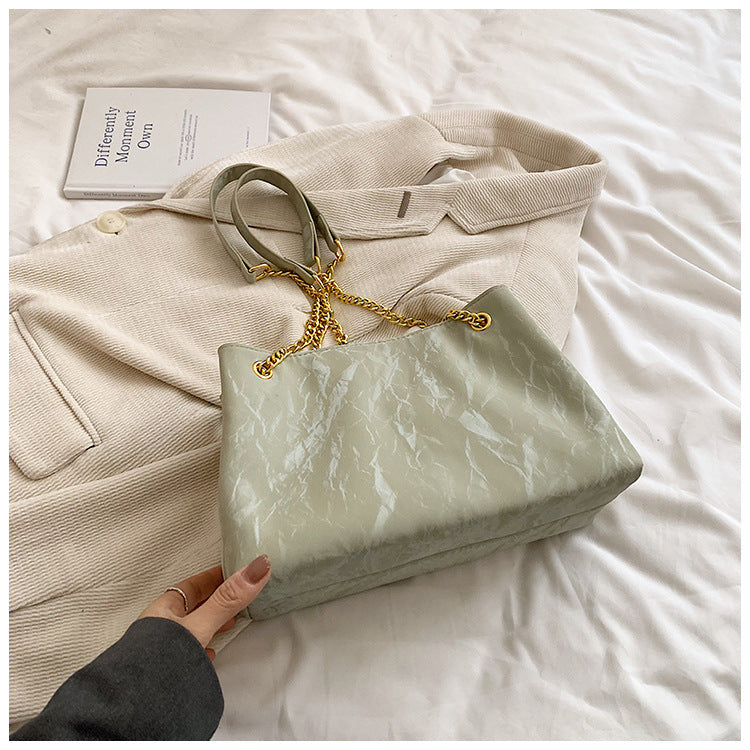 Versatile Double-Layer Tote Bag Large Capacity Handbag