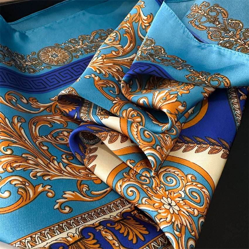 Light Luxury Silk Scarf – 70cm Elegant