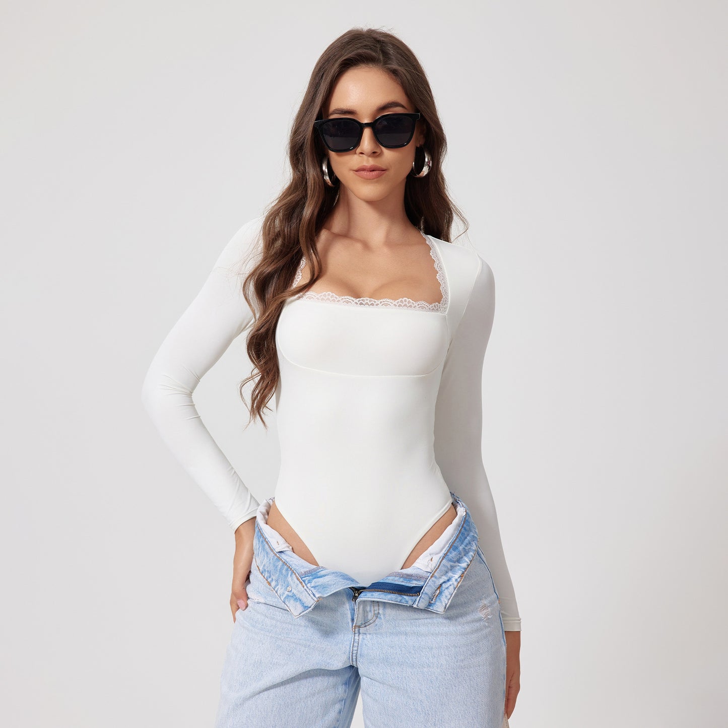 Long Sleeve Yoga Bodysuit