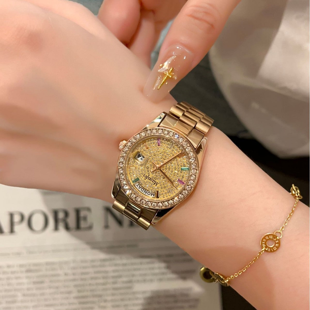 Fashion Waterproof Quartz Steel Watch