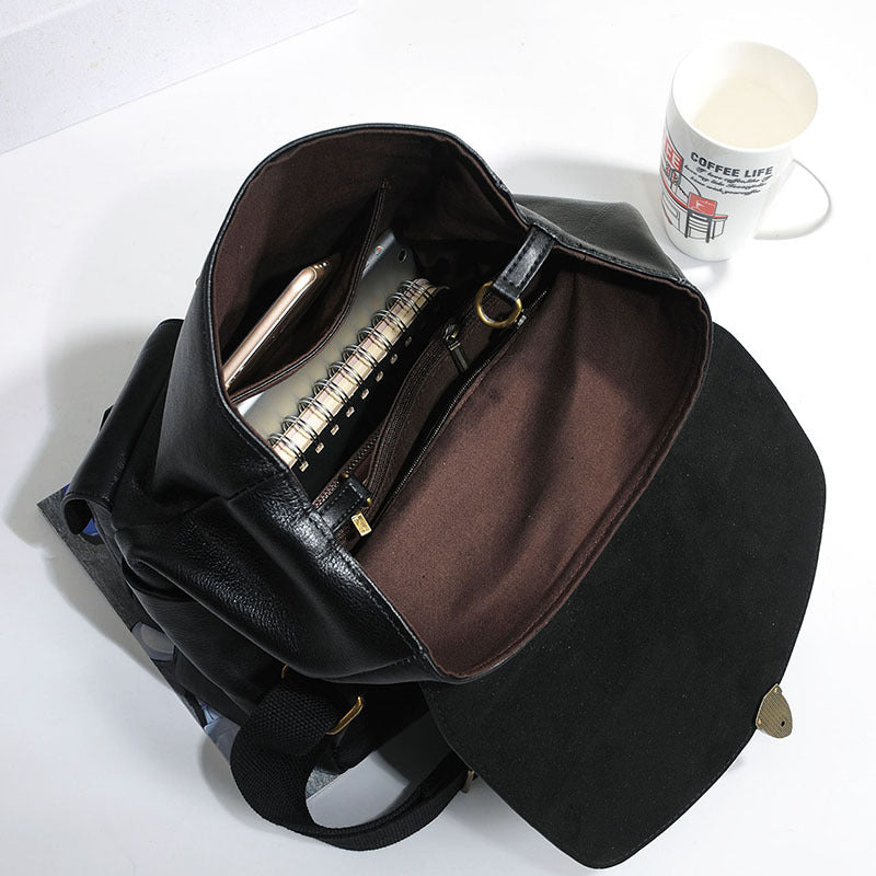 Cowhide Vintage Backpack