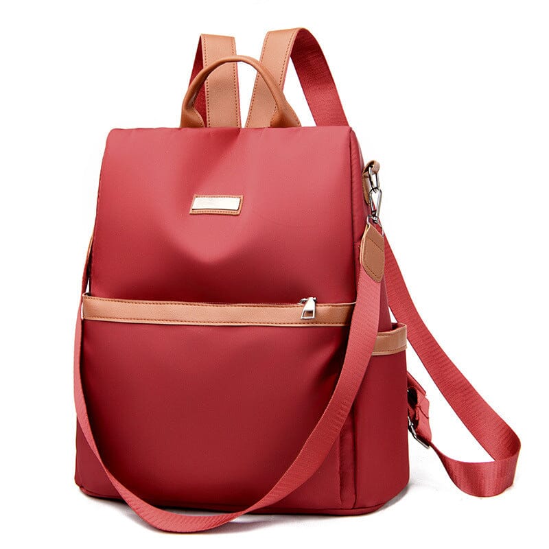 Oxford Cloth Backpack Travel – Soft & Stylish Carry Backpack VAYORK STARS Red