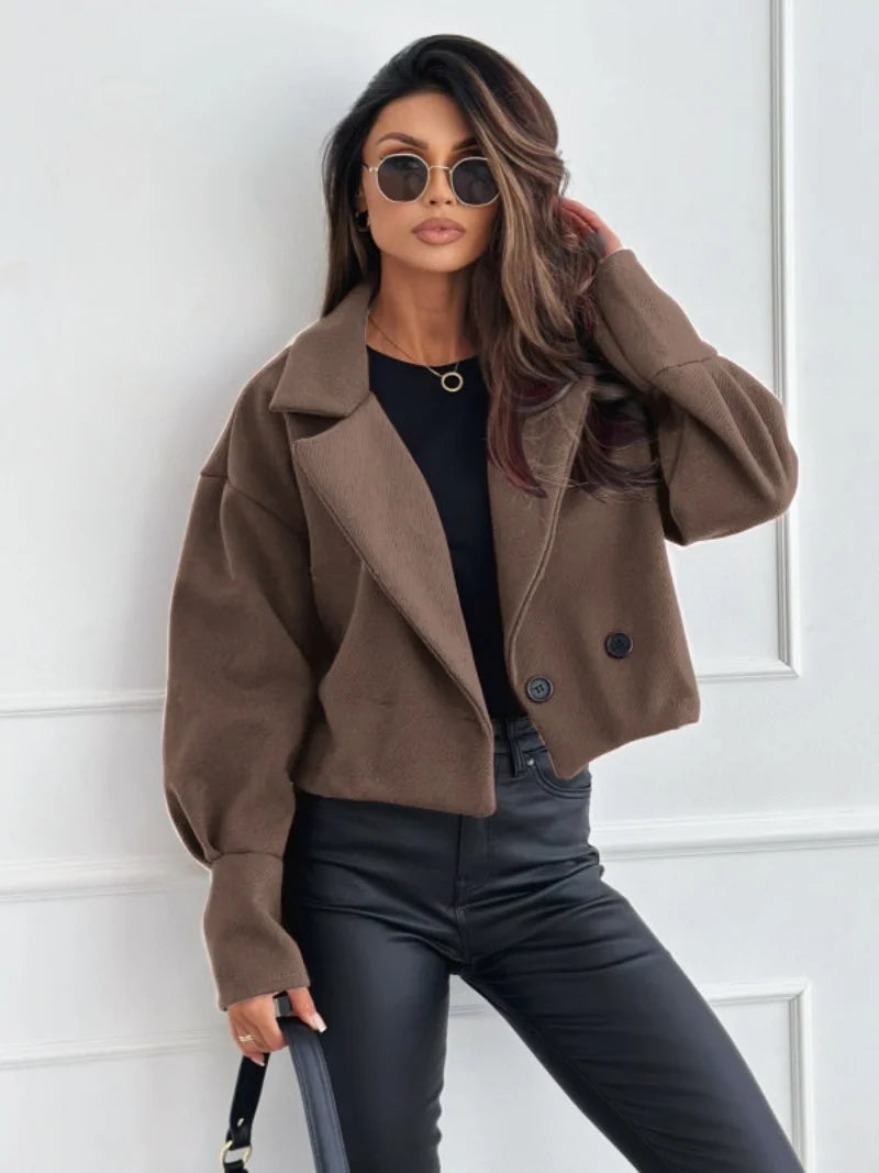 Casual Cardigan Jacket Lapel Collar Stylish