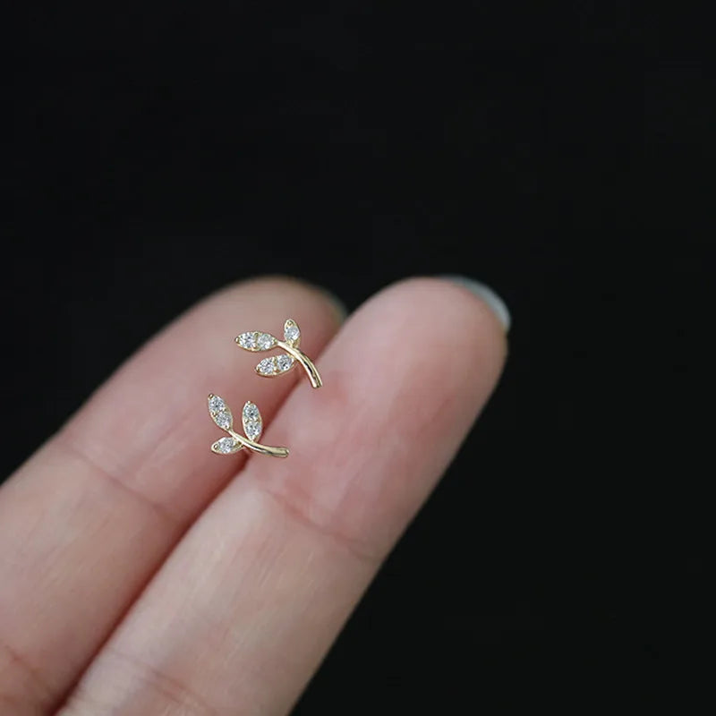 Cute Water Drop Stud Earrings for Women – Fashion Cubic Zirconia Jewelry