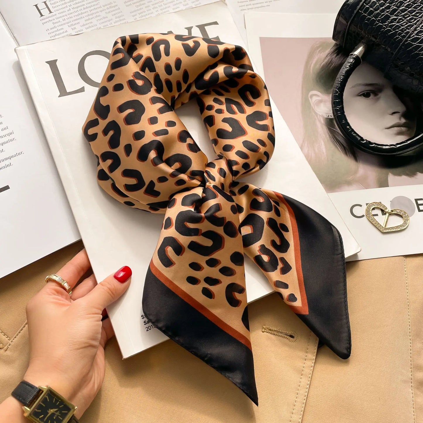 Fashion Printed Polyester Scarf