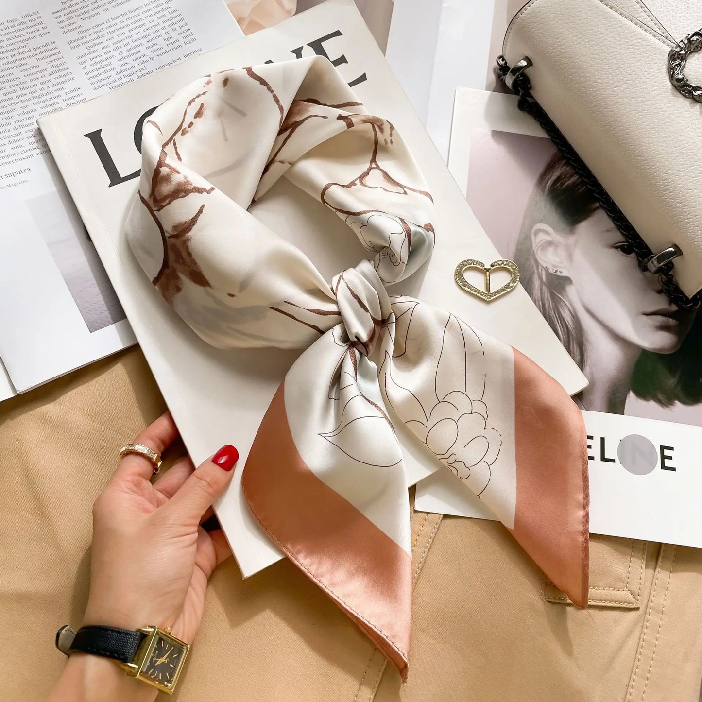Fashion Printed Polyester Scarf