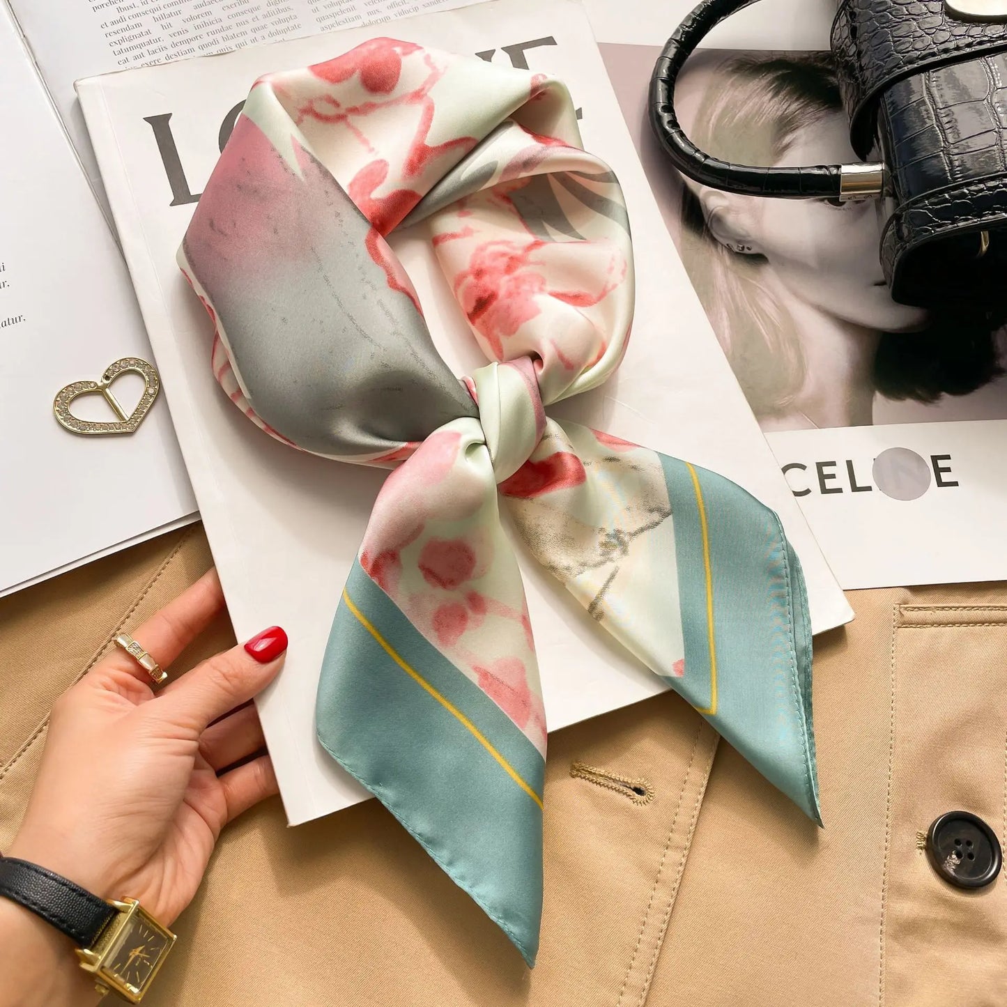 Fashion Printed Polyester Scarf