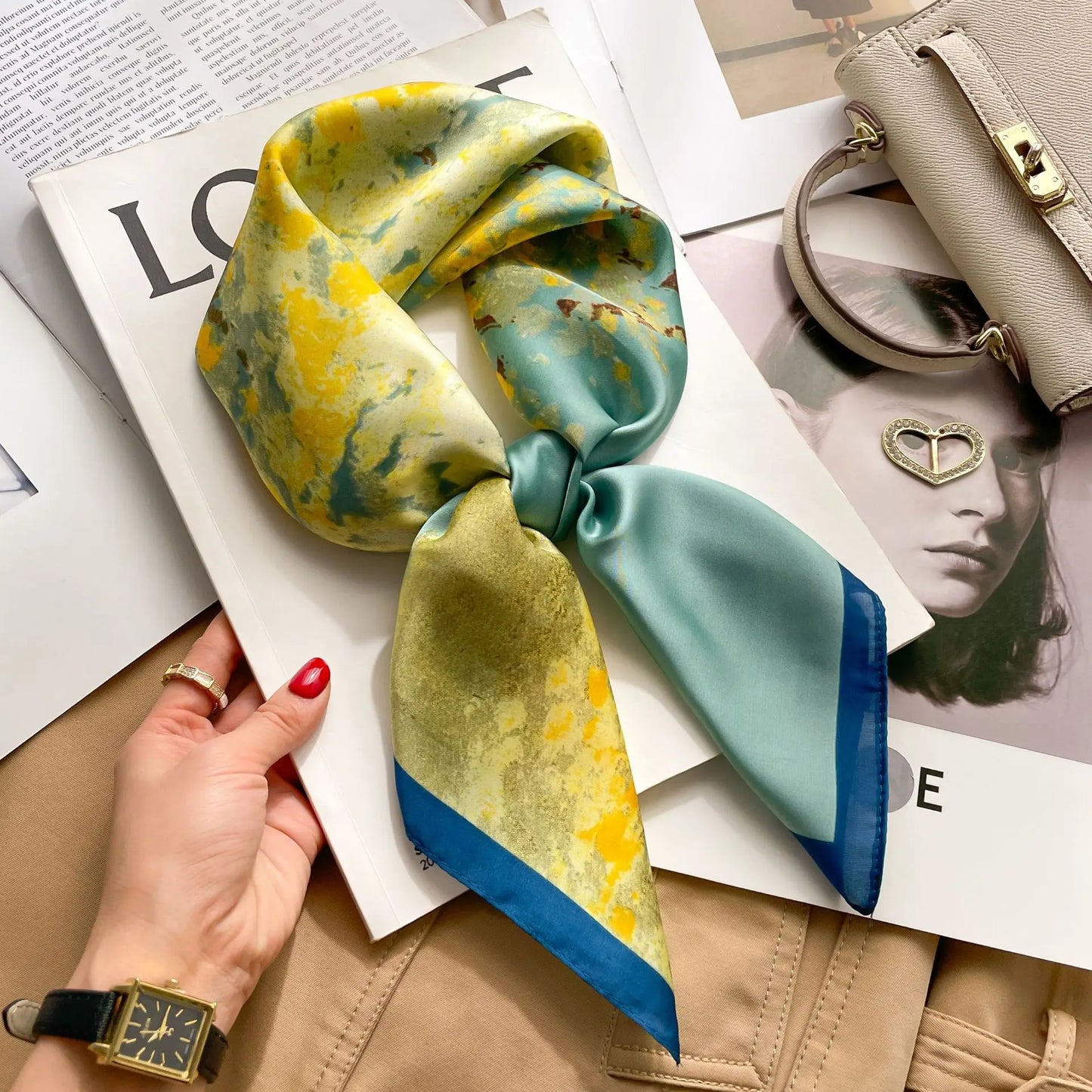 Fashion Printed Polyester Scarf