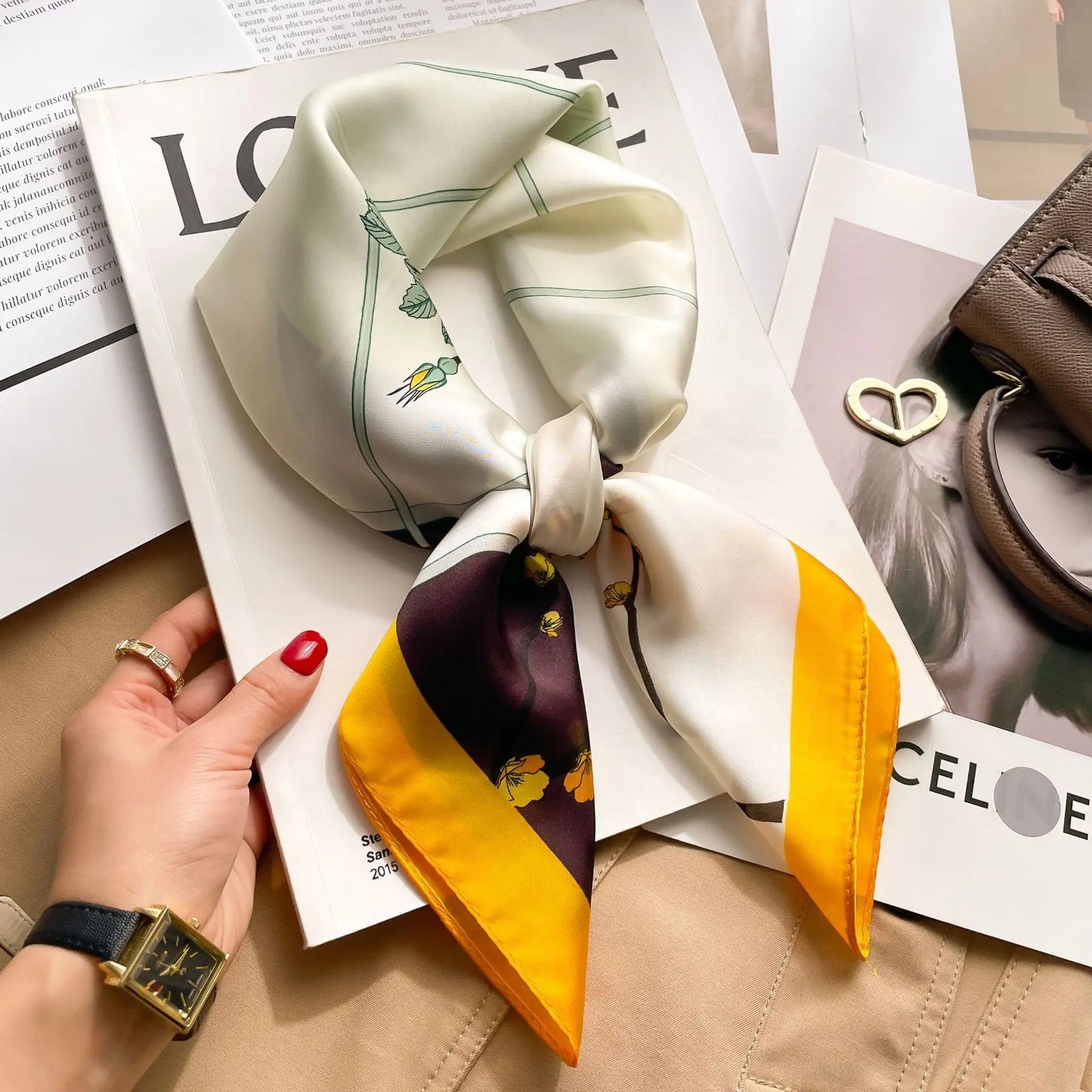 Fashion Printed Polyester Scarf