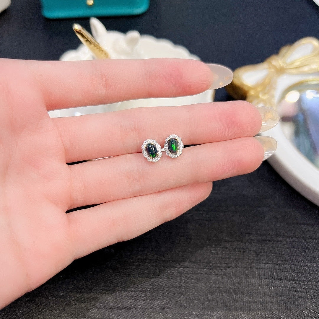 925 Sterling Silver Simple Stud Earrings Fashion Minimalist Jewelry