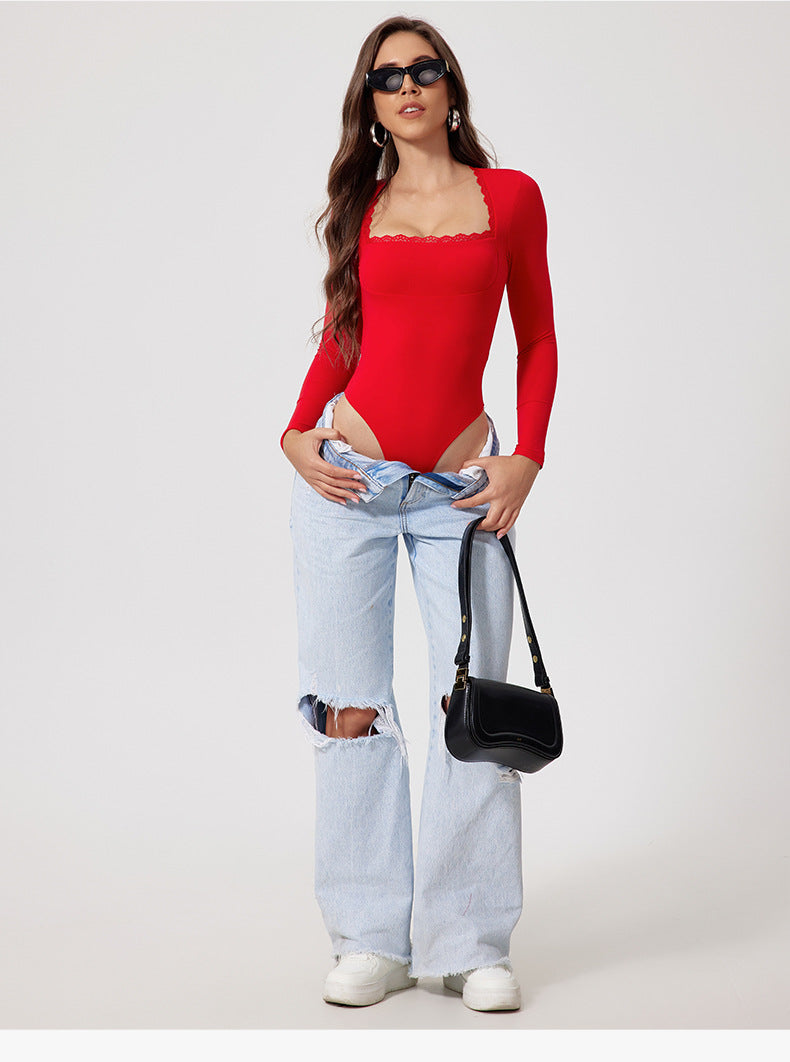 Long Sleeve Yoga Bodysuit