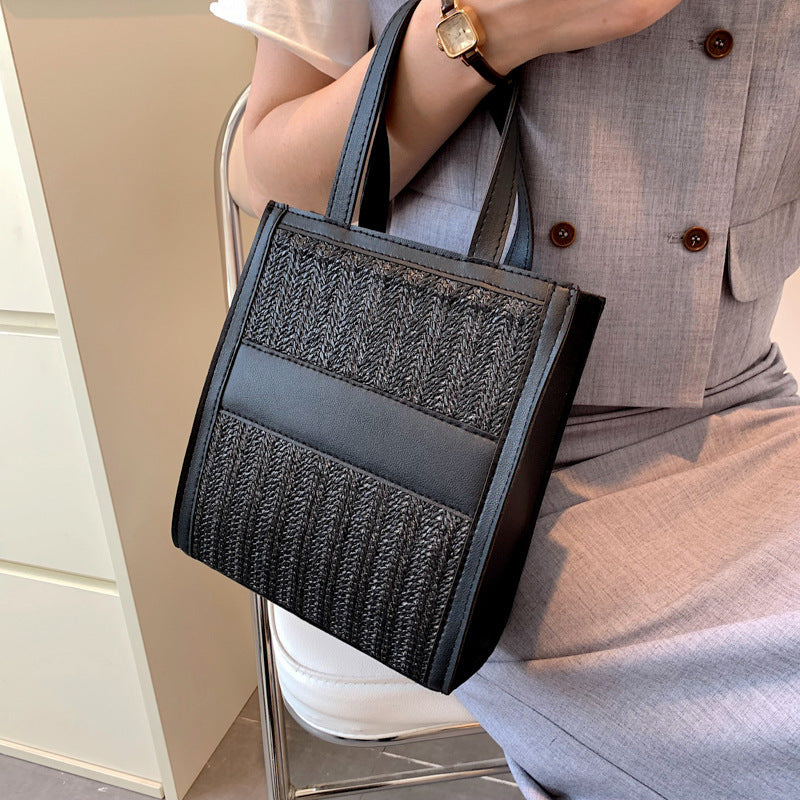 Simple Straw Bag Tote