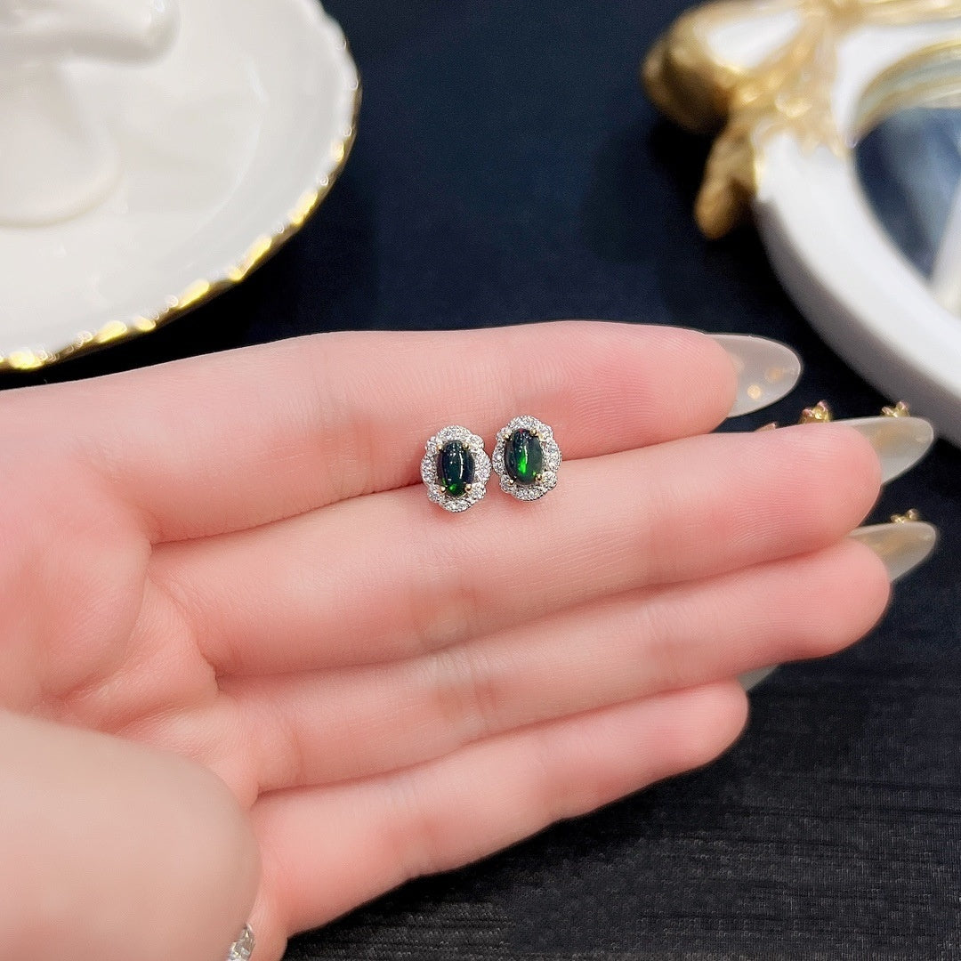 925 Sterling Silver Simple Stud Earrings Fashion Minimalist Jewelry