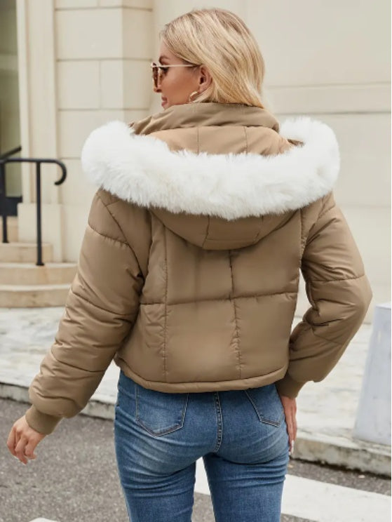 Chic Mint Puffer Jacket