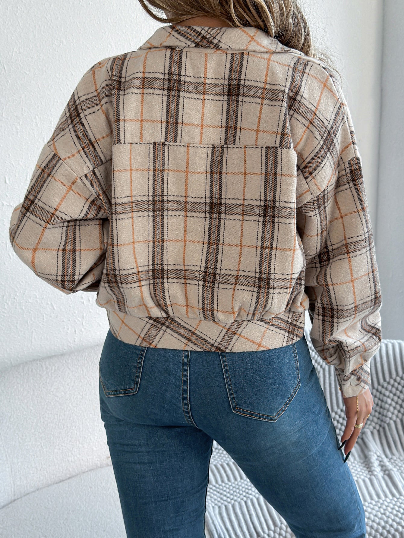Plaid Stripe Long Sleeve Shirt