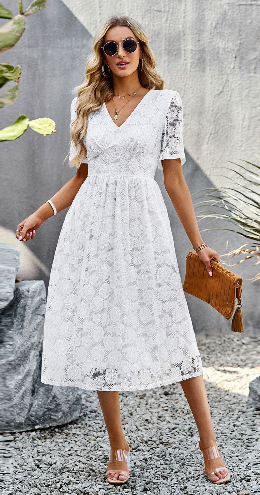 Halter Neck Dress Sleeveless Waist-Tie Short
