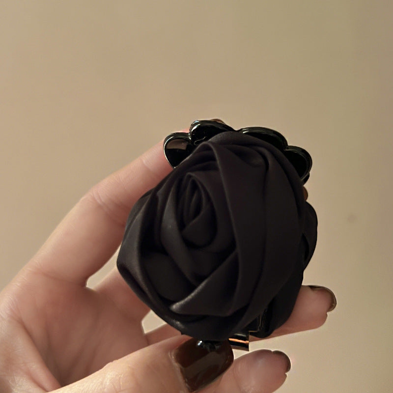 Vintage Rose Hair Clip Medium Hair