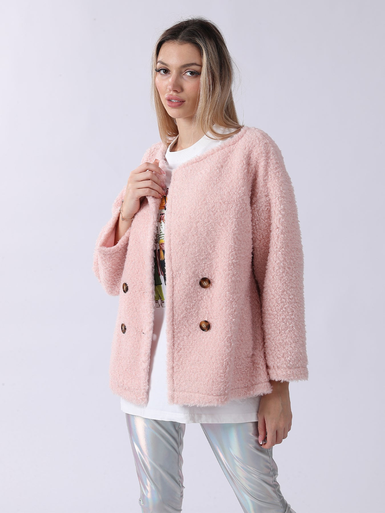 Pink Plush Jacket