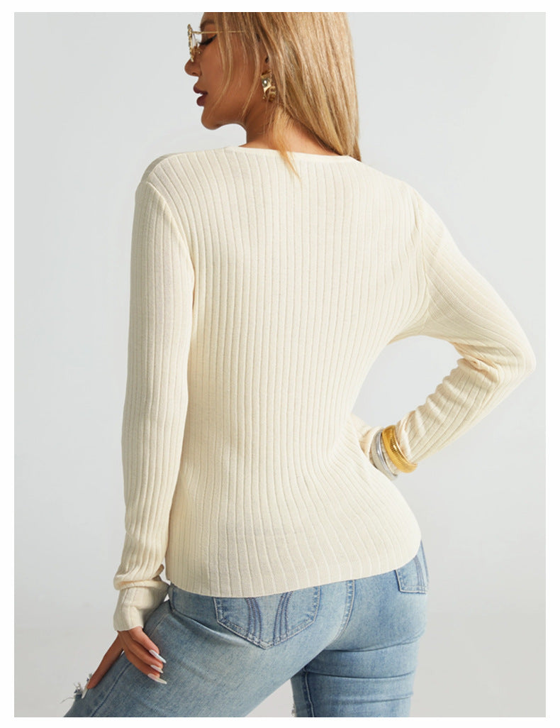 Irregular Cross Sweater